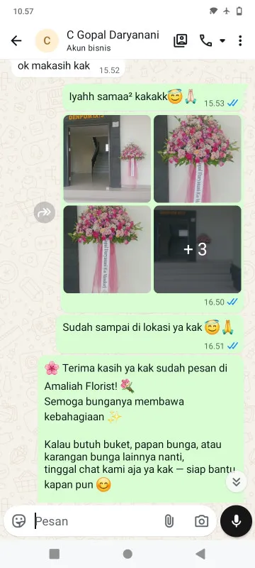 Pengiriman Karangan Bunga Jomin Timur Baru